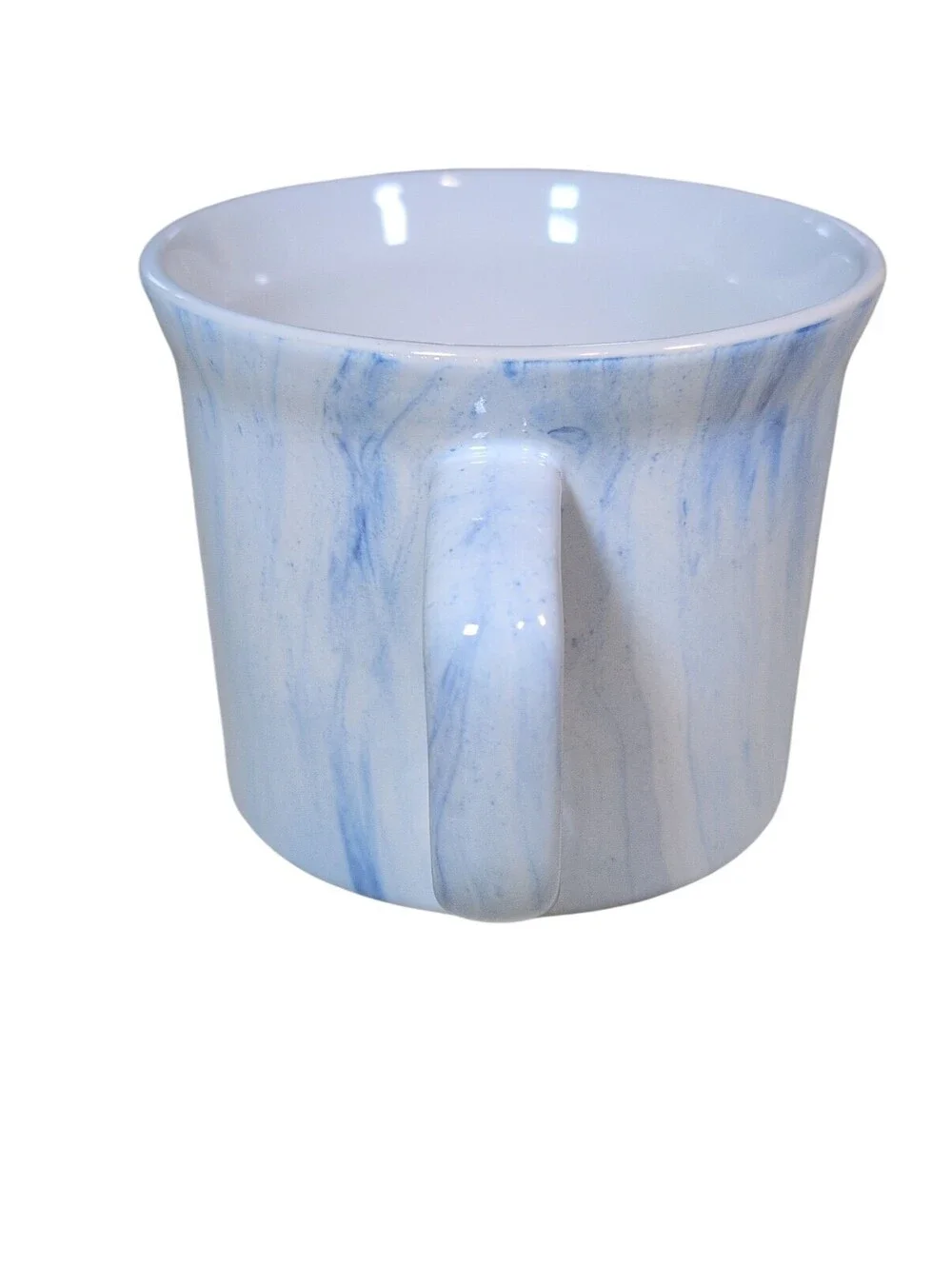 Corning Ware Blue Marble Swirl Soup Meal Mug Oven Safe Holds 20 oz Coffee Cup
